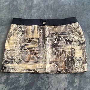 ROSEANNA Snake Print Mini skirt